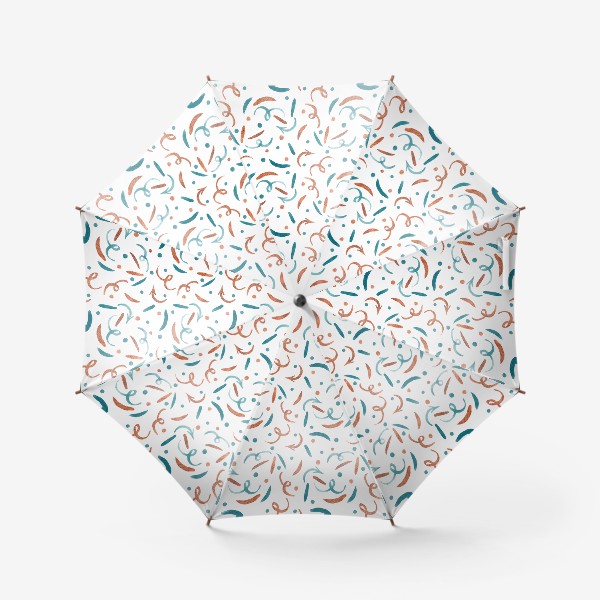 Зонт «Паттерн новогодняя вьюга»