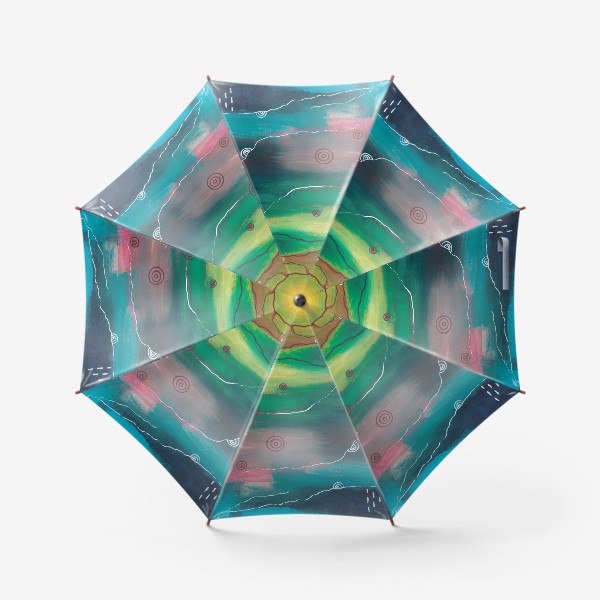Зонт «Цветная фантазия. Пустошь.»