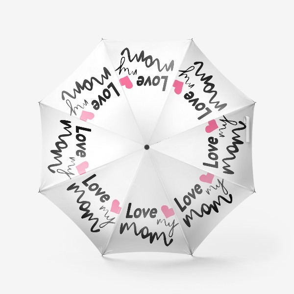 Зонт «Люблю мою маму »