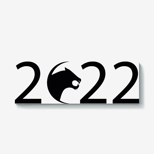 Холст «Тигр 2022»