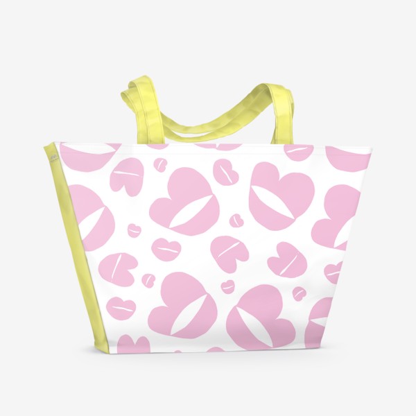 Пляжная сумка «Губы женские пухлые»