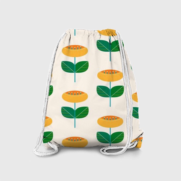 Рюкзак «скандинавские цветы»