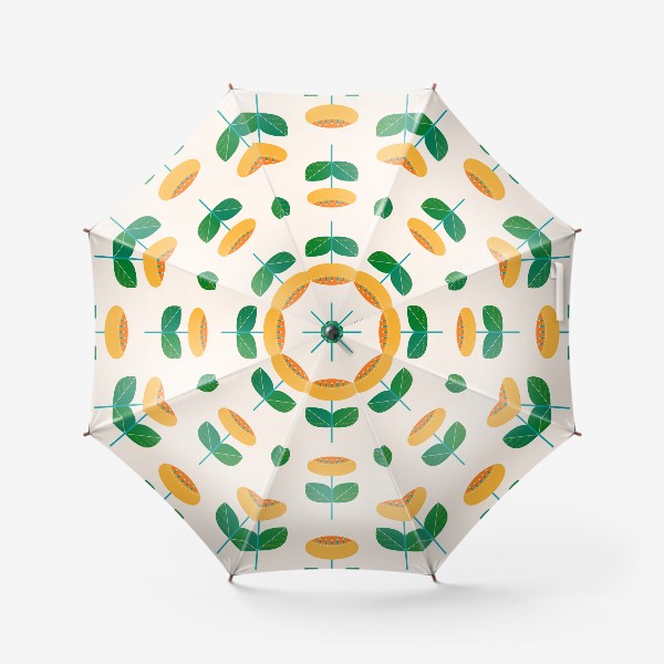 Зонт «скандинавские цветы»