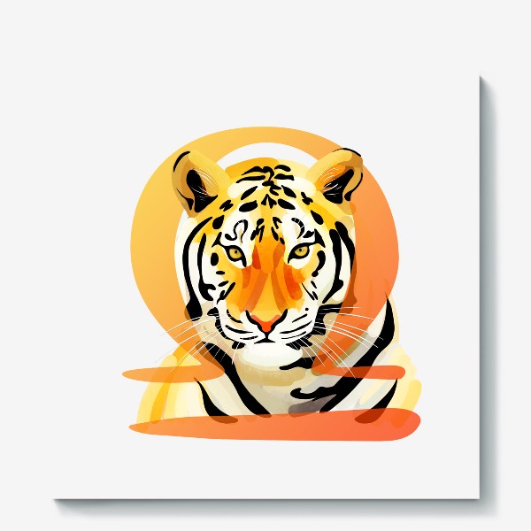 Холст «Тигр-весы»