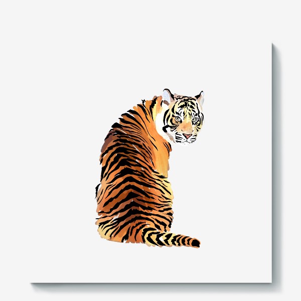 Холст «Тигр-подозревака»