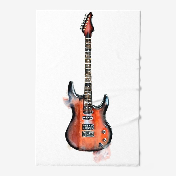 Полотенце «Electric guitar illustration»