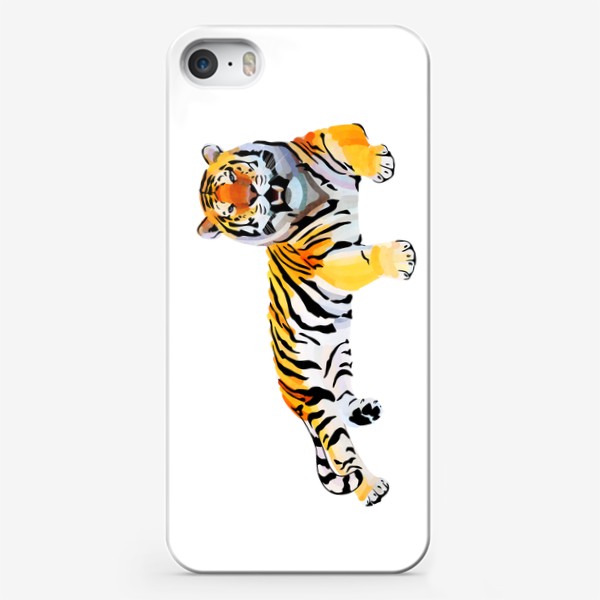 Чехол iPhone «Тигр-отдыхака»
