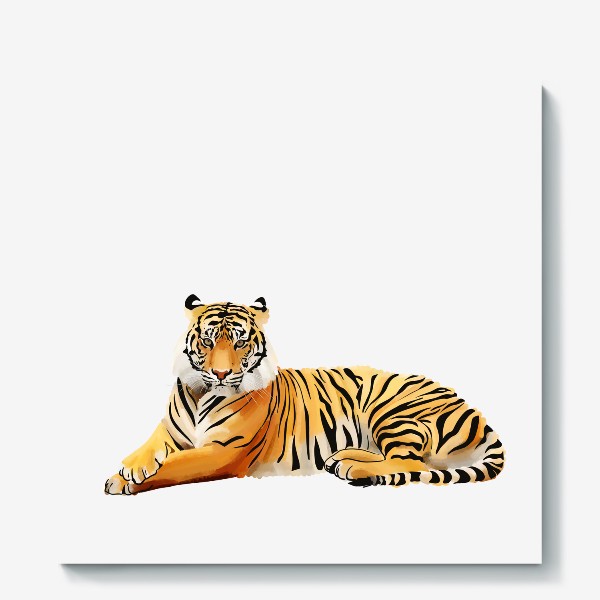 Холст «Тигр-лежака»