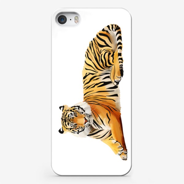 Чехол iPhone «Тигр-лежака»