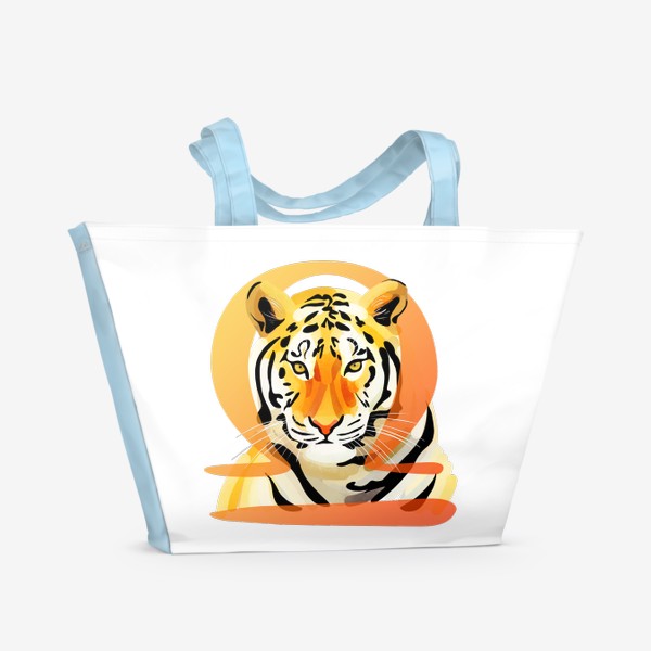Пляжная сумка «Тигр-весы»