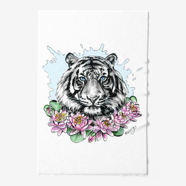 Полотенце «Черный водяной тигр»