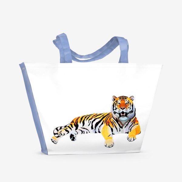 Пляжная сумка «Тигр-отдыхака»