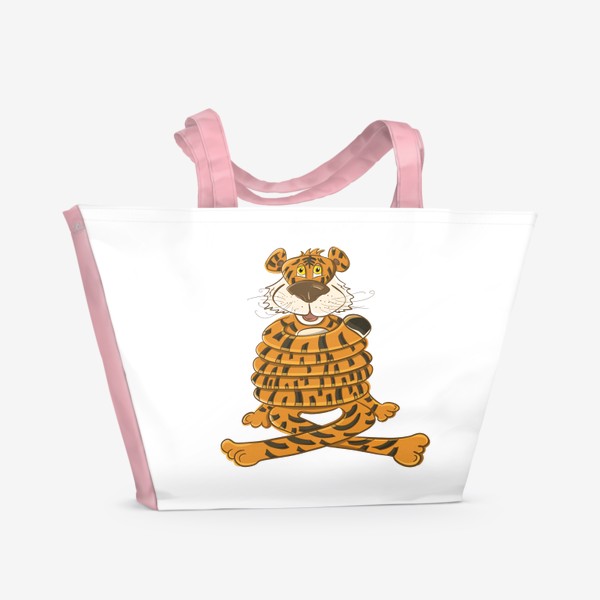 Пляжная сумка «Тигровый год. Веселый тигра 2022»