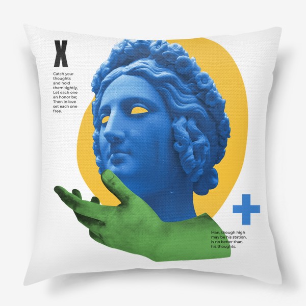 Подушка «Коллаж - Психоделическая Венера»