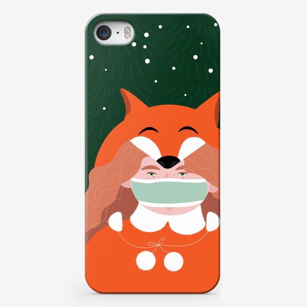 Чехол iPhone «Девочка в костюме лисы»