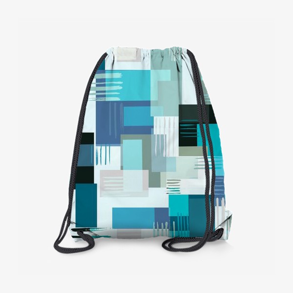 Рюкзак «абстрактный геометрический узор с квадратами»