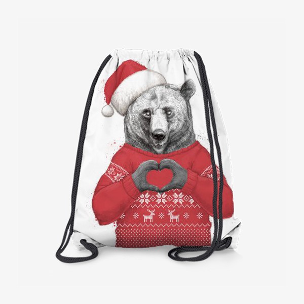 Рюкзак «Новогодний медведь»