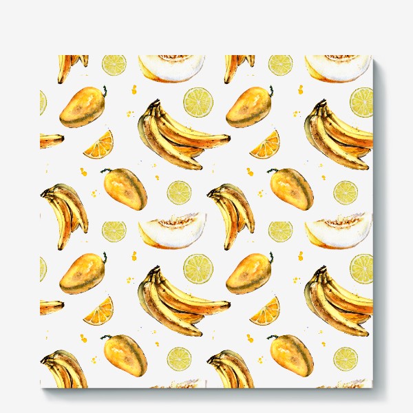 Холст «Бананы и манго»