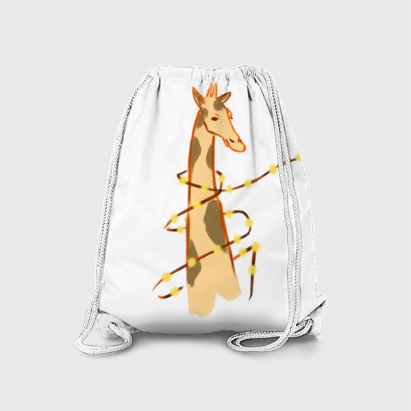 Рюкзак «Новогодний жираф»