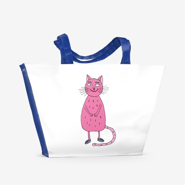 Пляжная сумка «Добрый кот.»