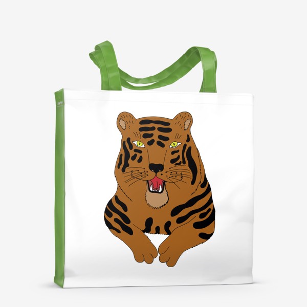 Сумка-шоппер «Сильный тигр.»