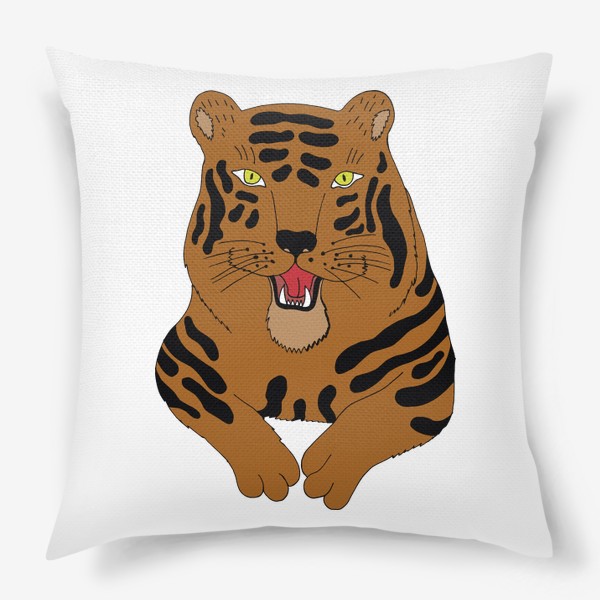 Подушка «Сильный тигр.»