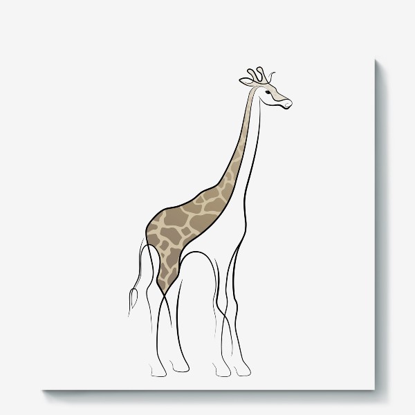 Холст «жираф»