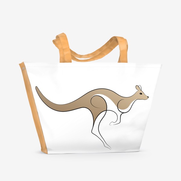 Пляжная сумка «кенгуру»