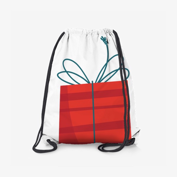 Рюкзак «Красный подарок в коробке»