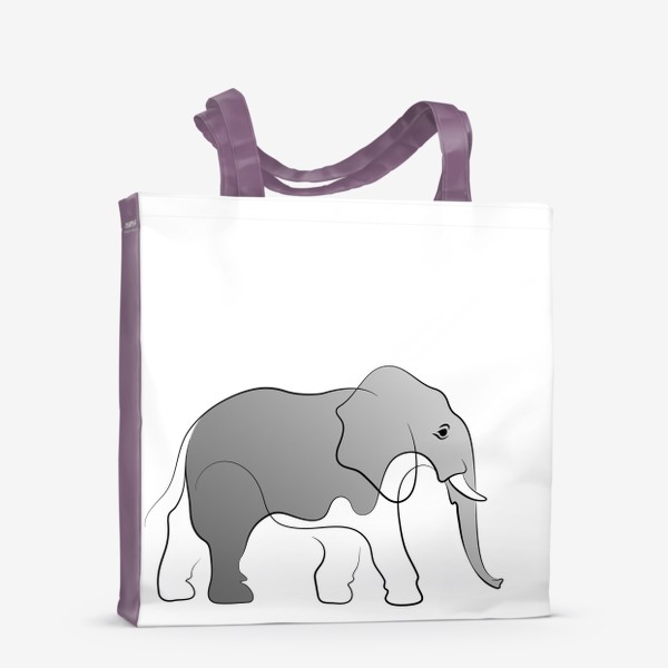 Сумка-шоппер «слон»