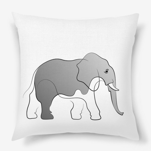 Подушка «слон»
