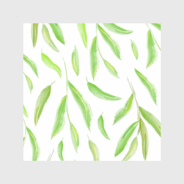 Шторы «акварельные листья»