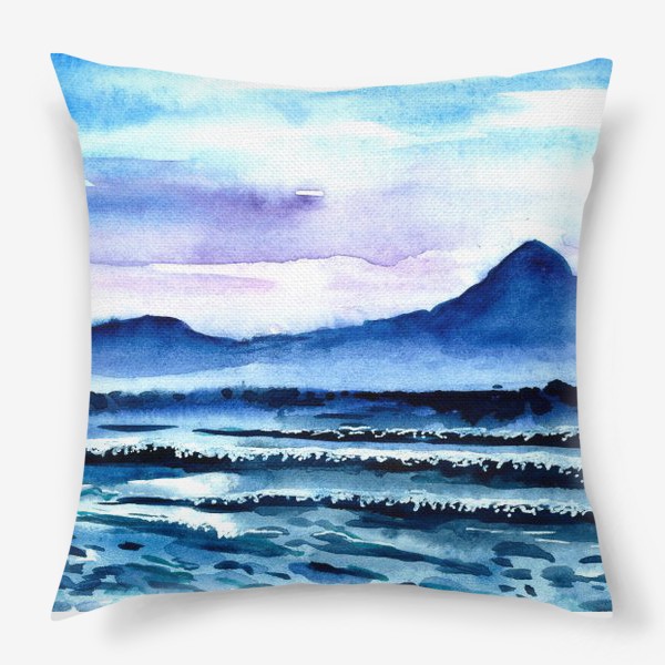 Подушка «Бали, морской пейзаж»