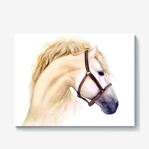 Холст «Белая лошадь»