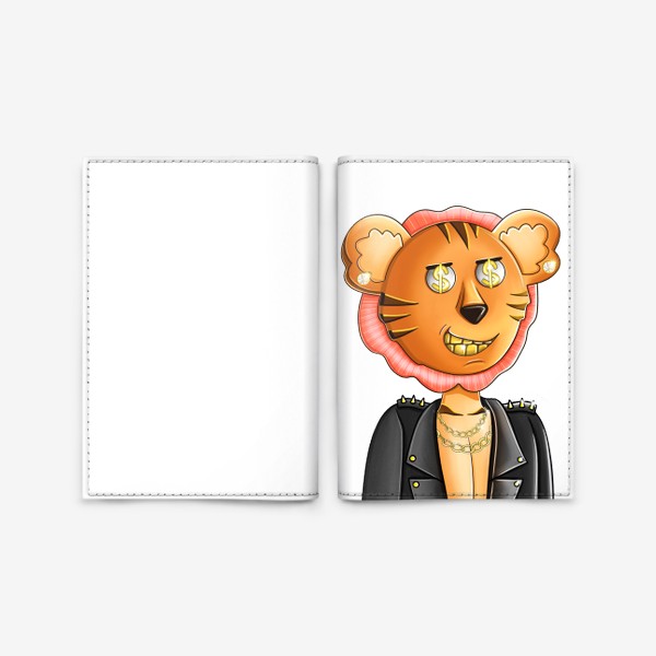 Обложка для паспорта «Символ года 2022  - тигр»