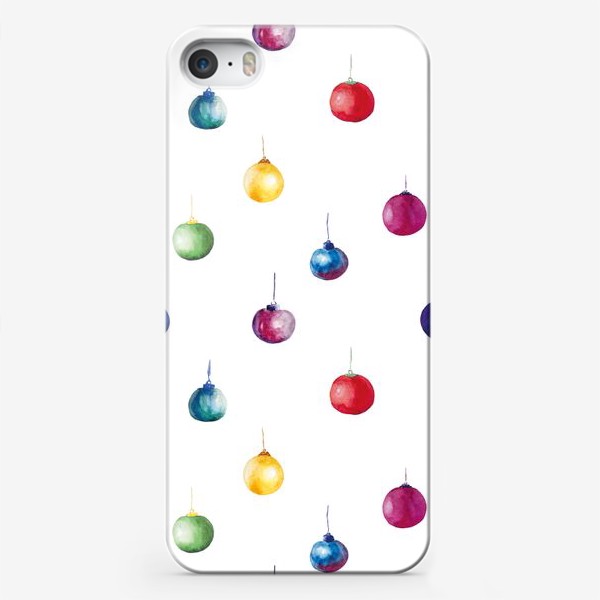 Чехол iPhone «Новогодние шары»