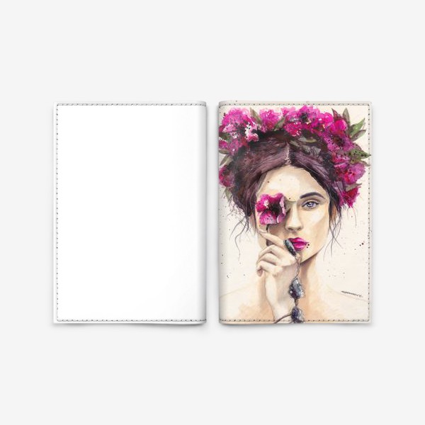 Обложка для паспорта «Flower»