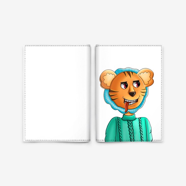 Обложка для паспорта «Символ года 2022  - тигр»