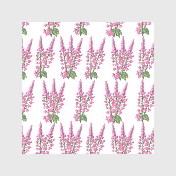 Шторы «бесшовный паттерн розовые цветы акварелью»