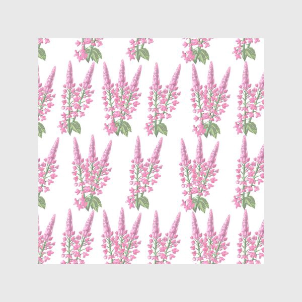 Скатерть «бесшовный паттерн розовые цветы акварелью»