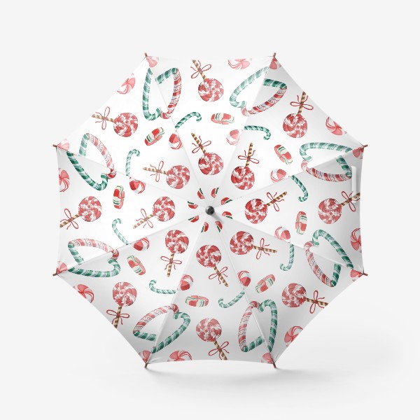 Зонт «Акварельные сладости»