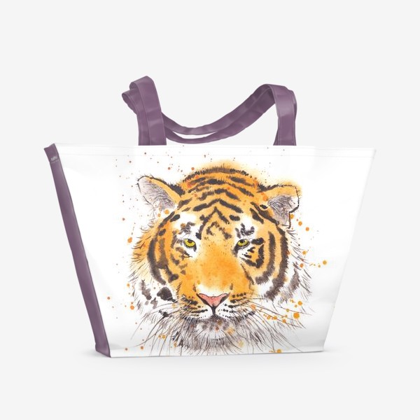 Пляжная сумка «Тигр. Год Тигра. Новый год 2022»