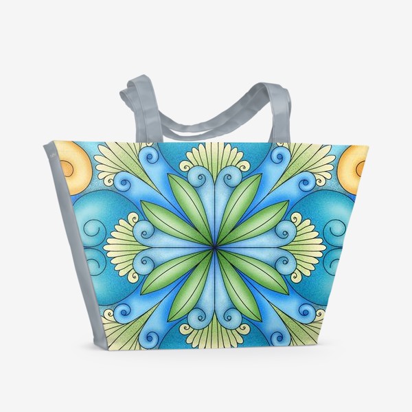 Пляжная сумка «Узор в марокканском стиле. Узор в марокканском стиле. Марокканская плитка. Марокко.»
