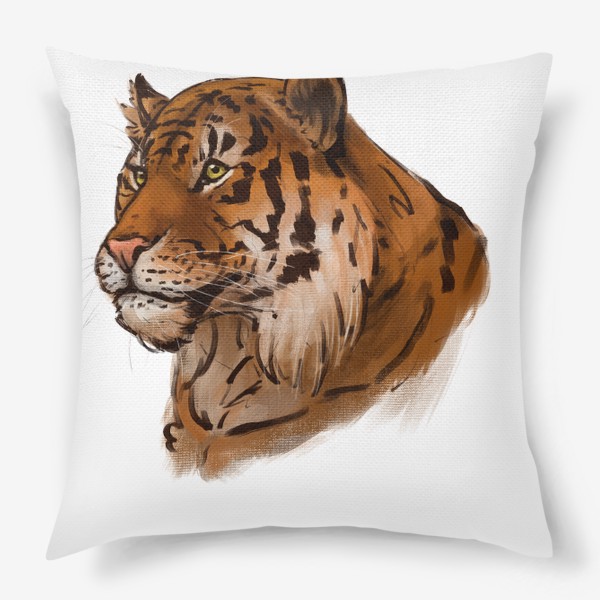 Подушка «Тигр эскиз»
