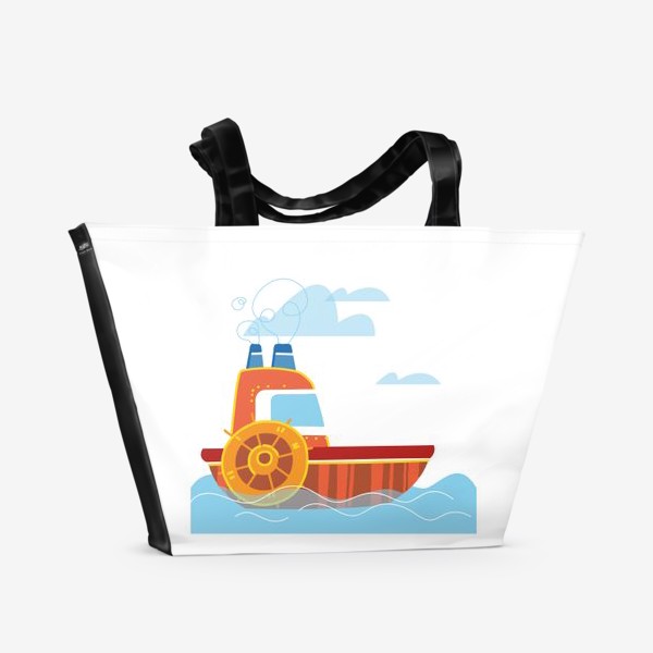 Пляжная сумка «Пароход»