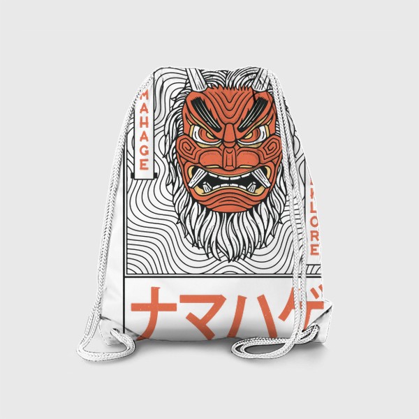 Рюкзак «Намахагэ  ритуальная японская маска Namahage​‌‌​ ​‌‌‌​‌‌ ​​‌‌‌‌»