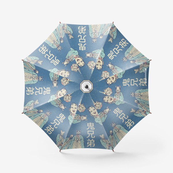 Зонт «Японские божества, Kami, Kamigami, японская мифология, демоны»