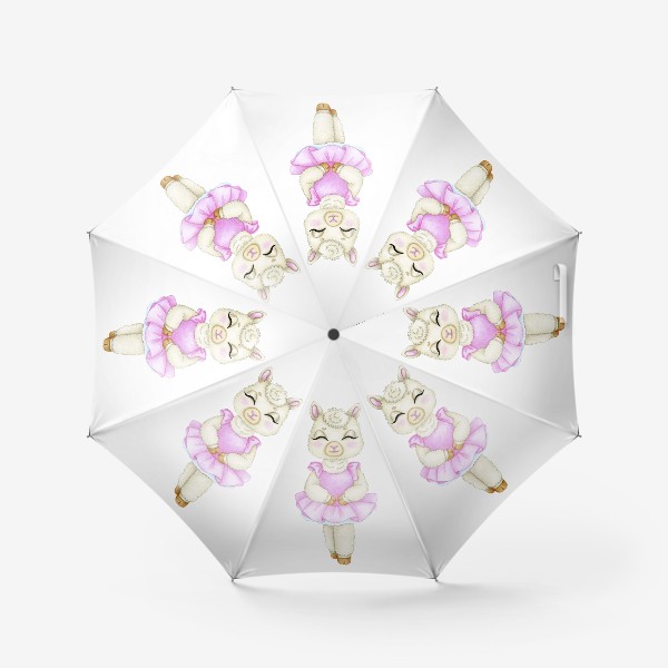 Зонт «Лама-балерина»