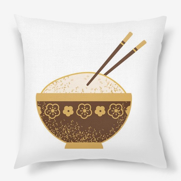 Подушка «Тарелка с рисом»