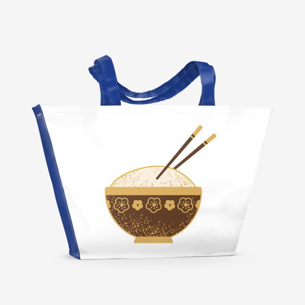 Пляжная сумка «Тарелка с рисом»